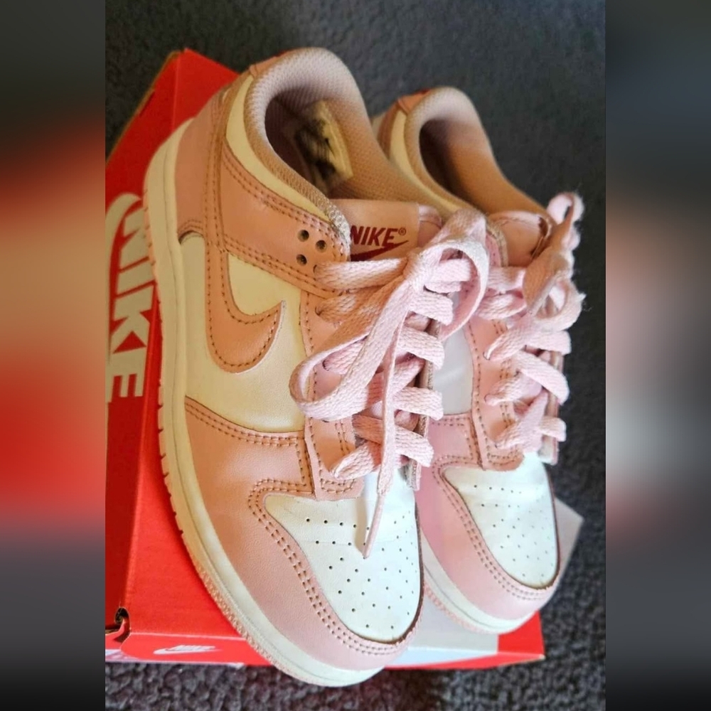 Pink Kid Dunks